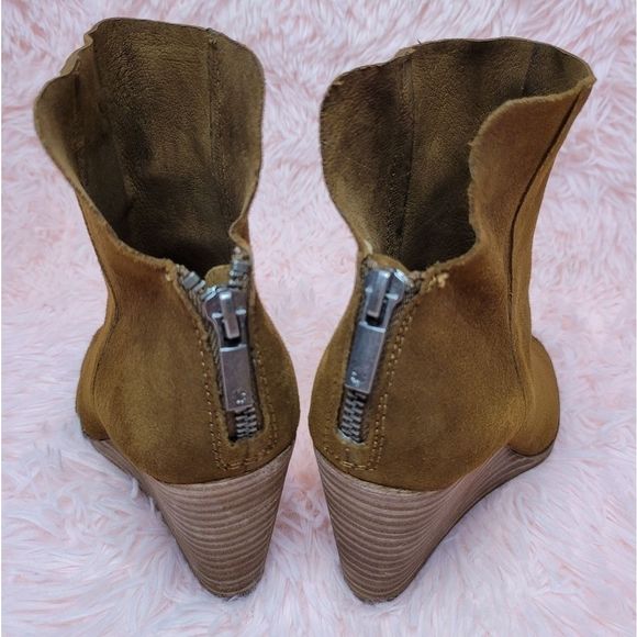 host PICK 🎆 Lucky Brand Urbi Open Toe Booties - Picture 7 of 12